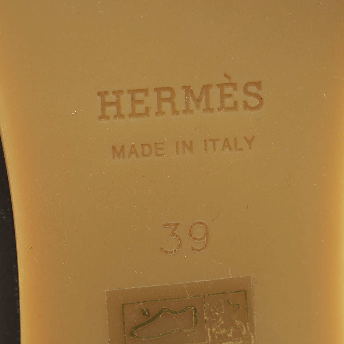 Hermes Noir Flore 60 Goatskin Mule 39