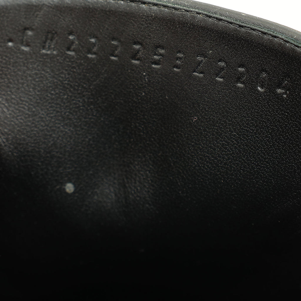 Hermes Noir Flore 60 Goatskin Mule 39