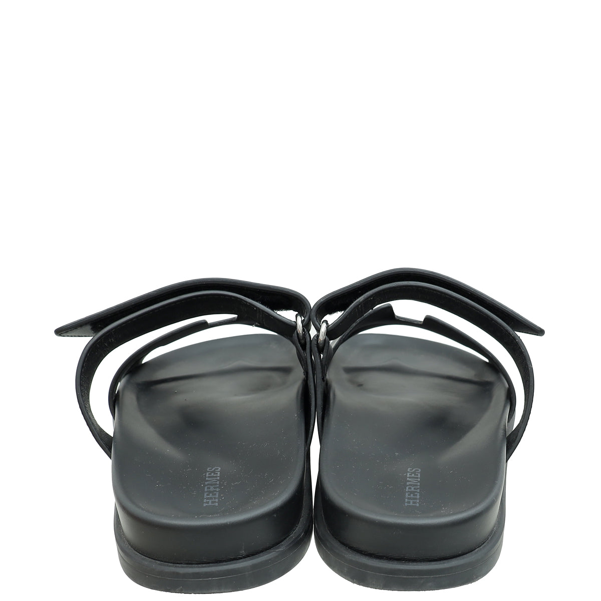 Hermes Black Chypre Sandal 39