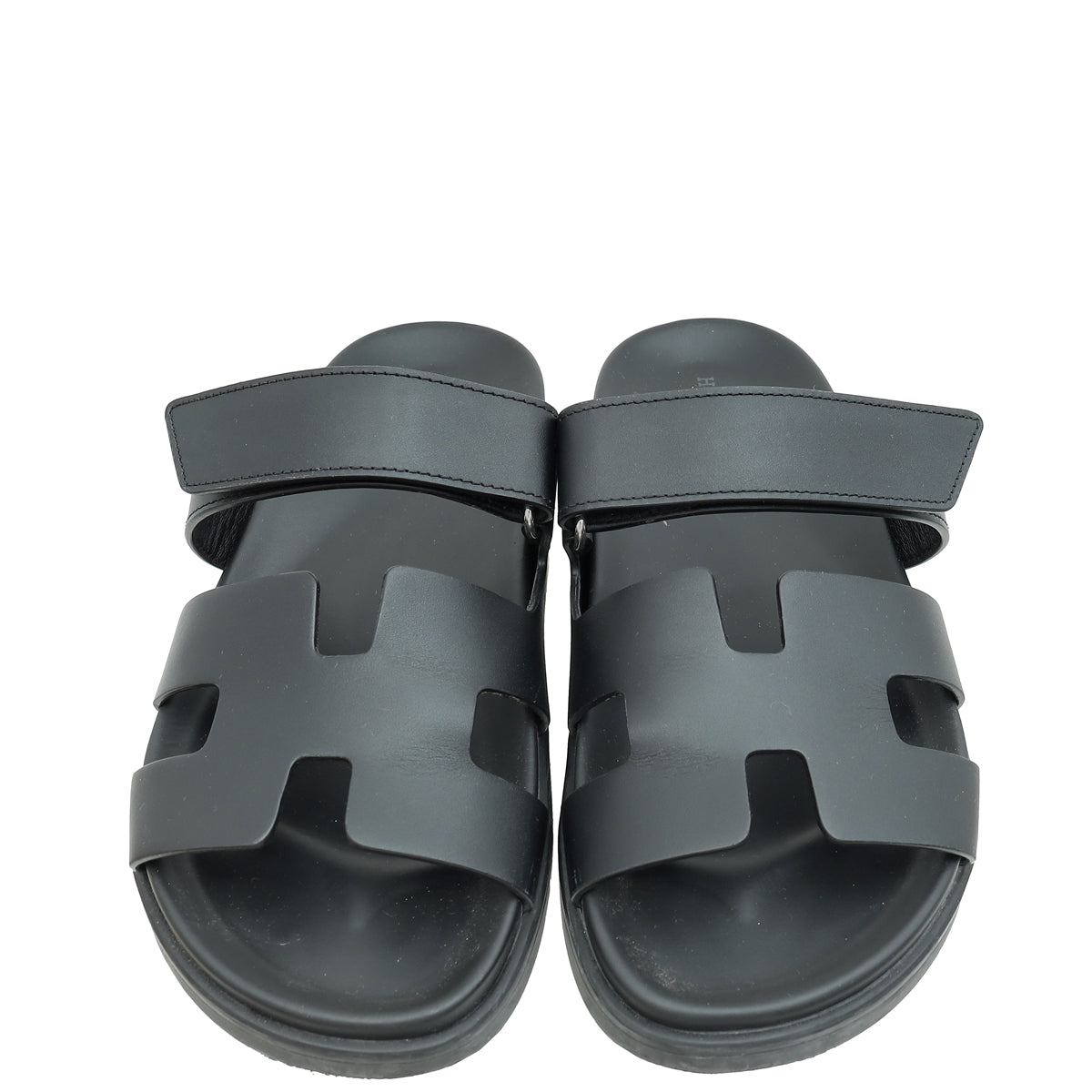 Hermes Black Chypre Sandal 39