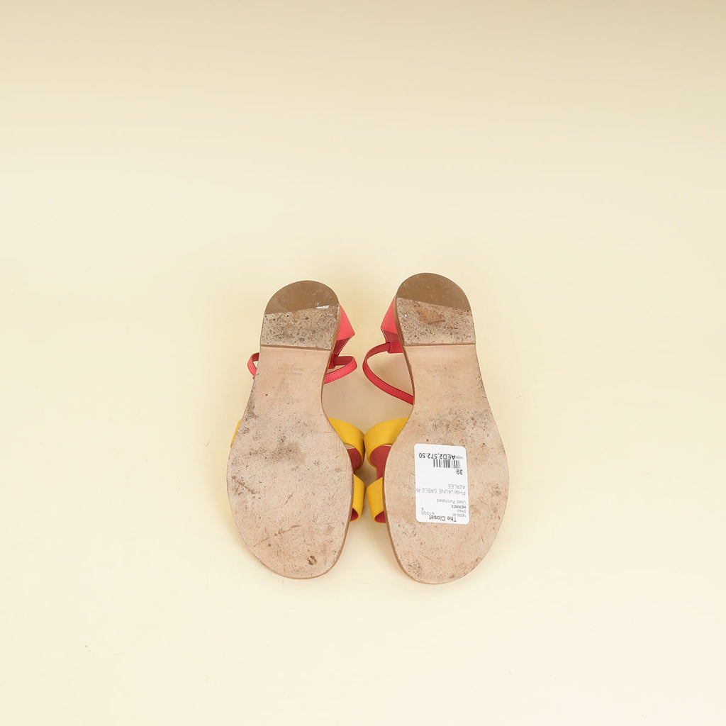 Hermes Bicolor Santorini Sandal 39