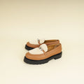 Hermes Bicolor Icone Loafer 39