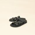 Hermes Noir Chypre Sandal 39