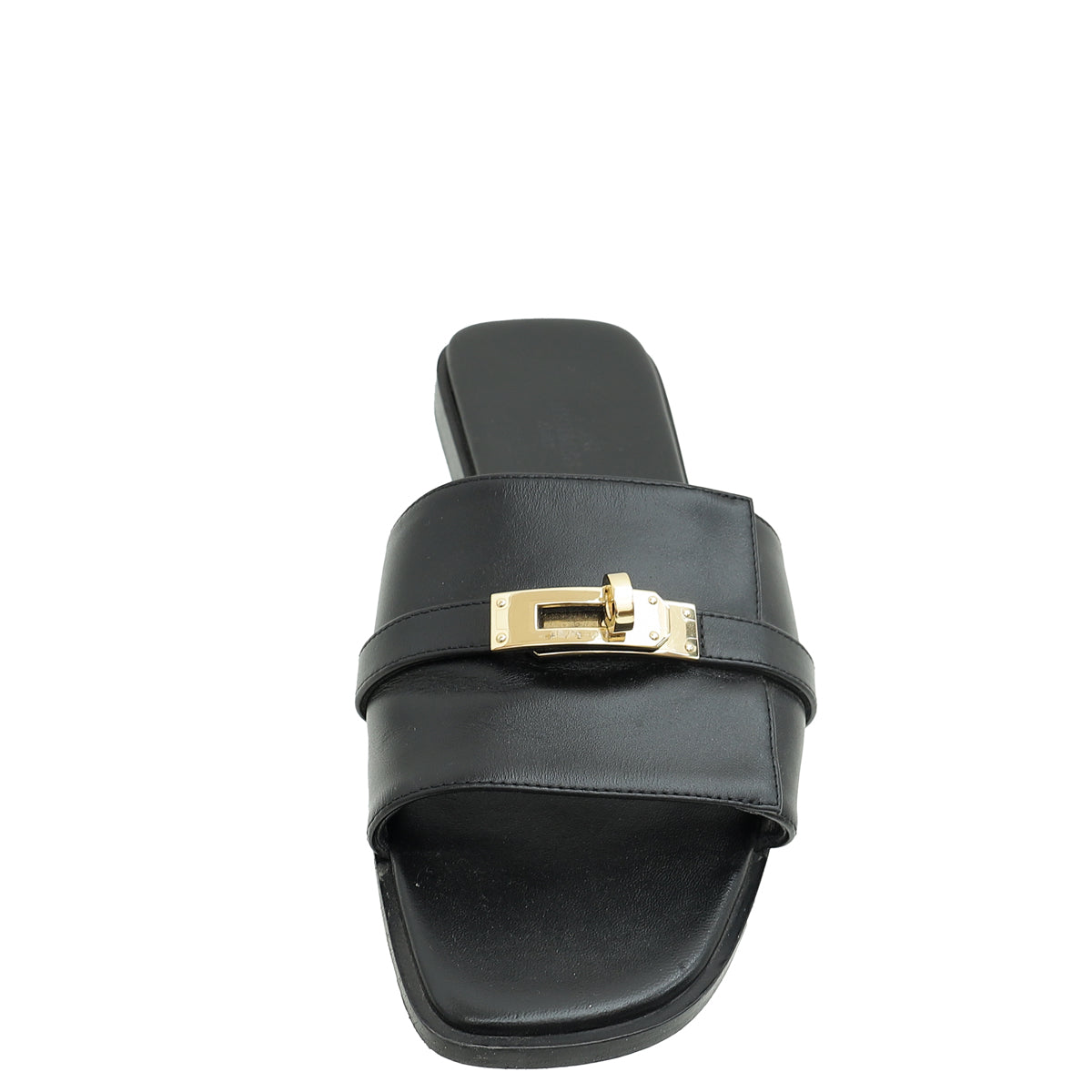 Hermes Noir Gabriel Sandal 39
