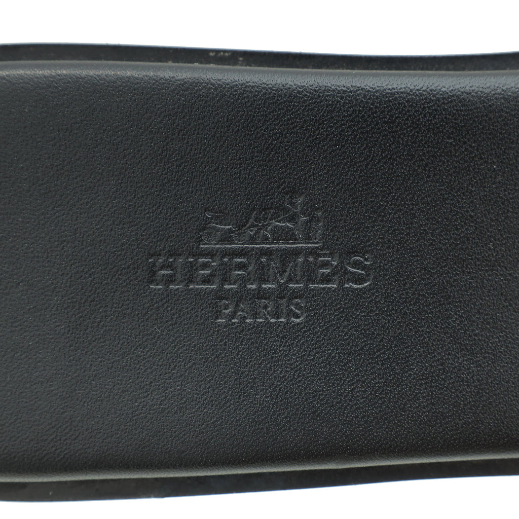 Hermes Noir Gabriel Sandal 39