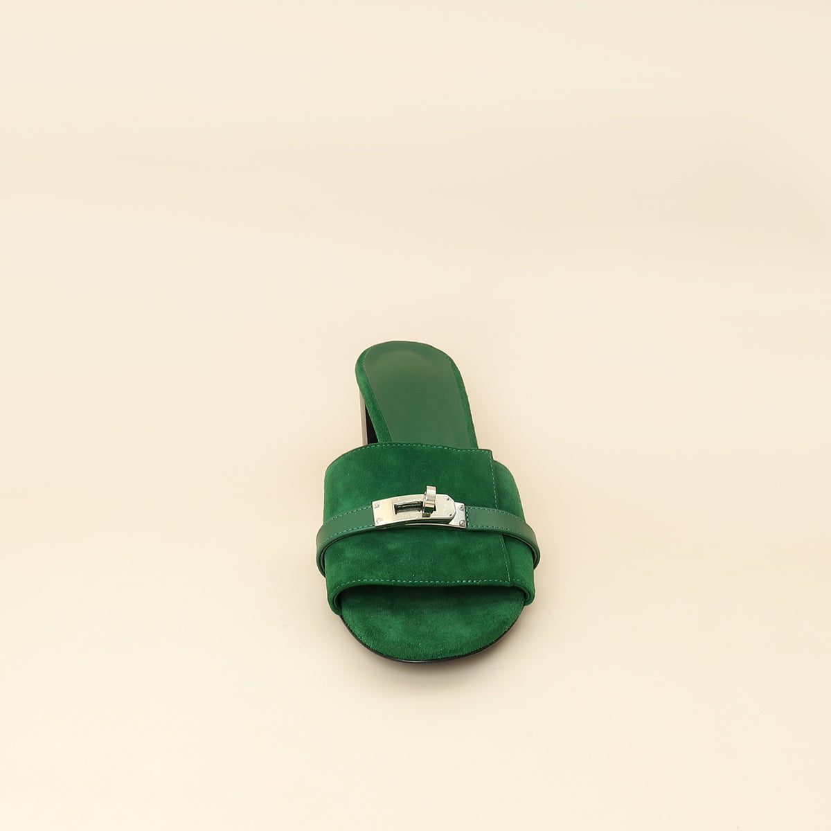 Hermes Vert Electrique Gigi 50 Sandals 39