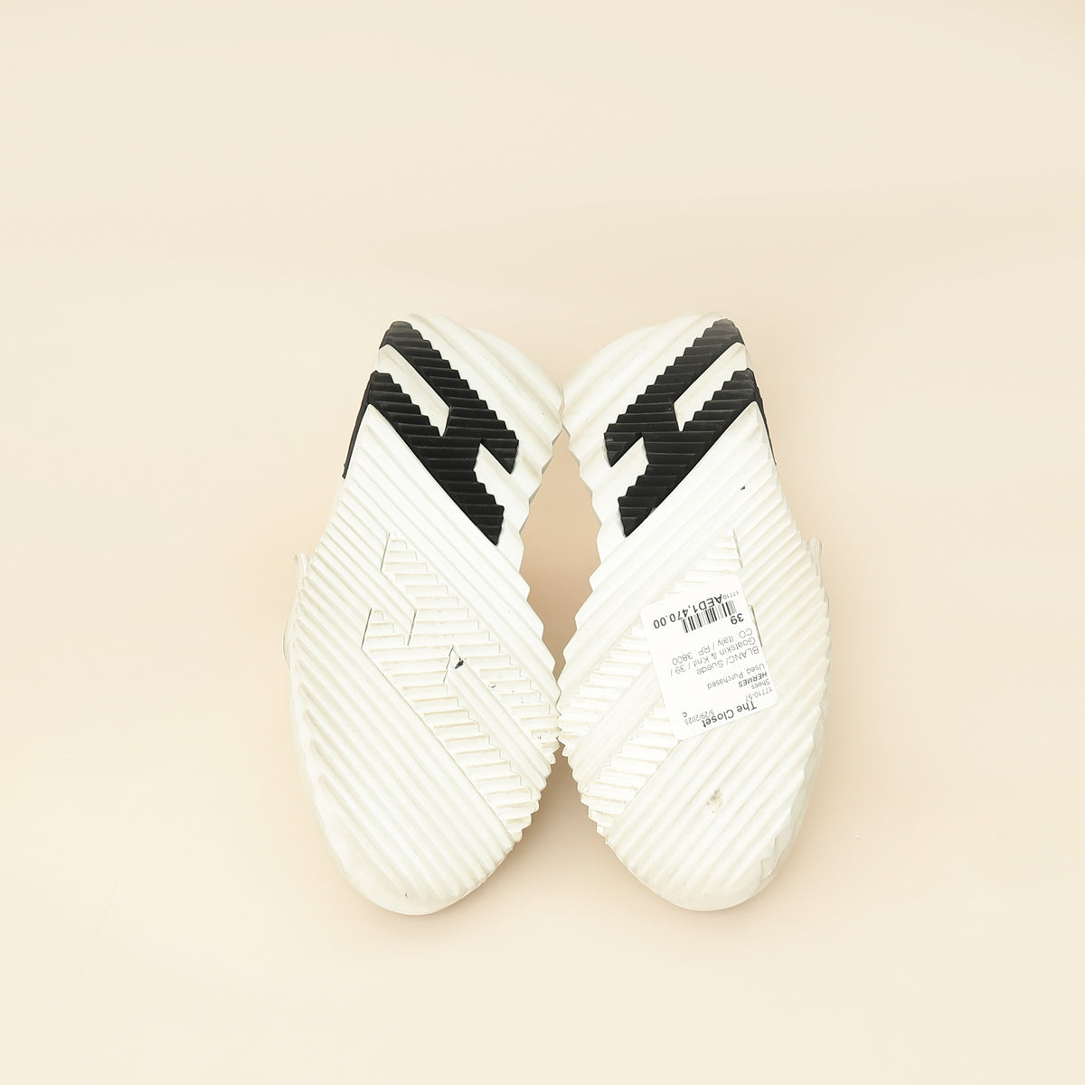 Hermes Blanc H Sneaker 39