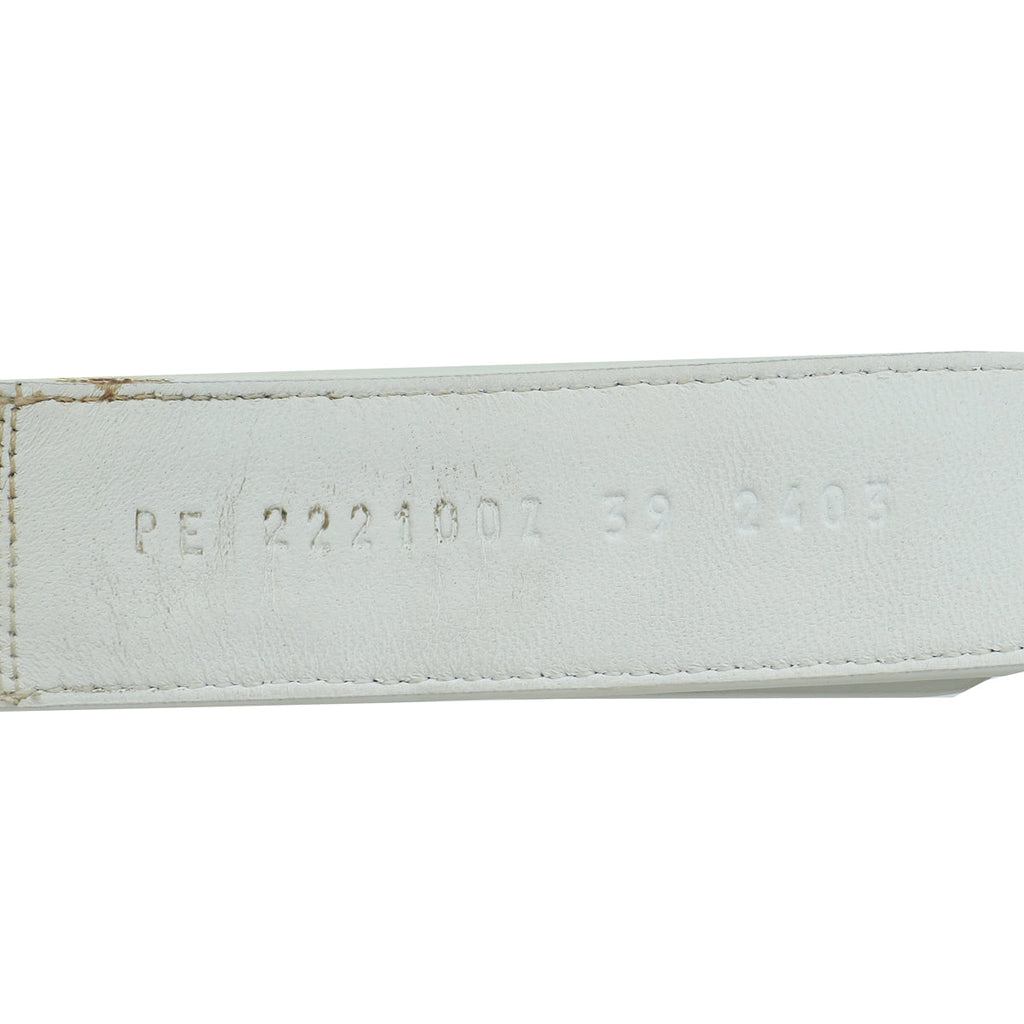 Hermes Blanc Chypre Sandal 39