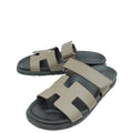 Hermes Etoupe Chypre Sandals 39