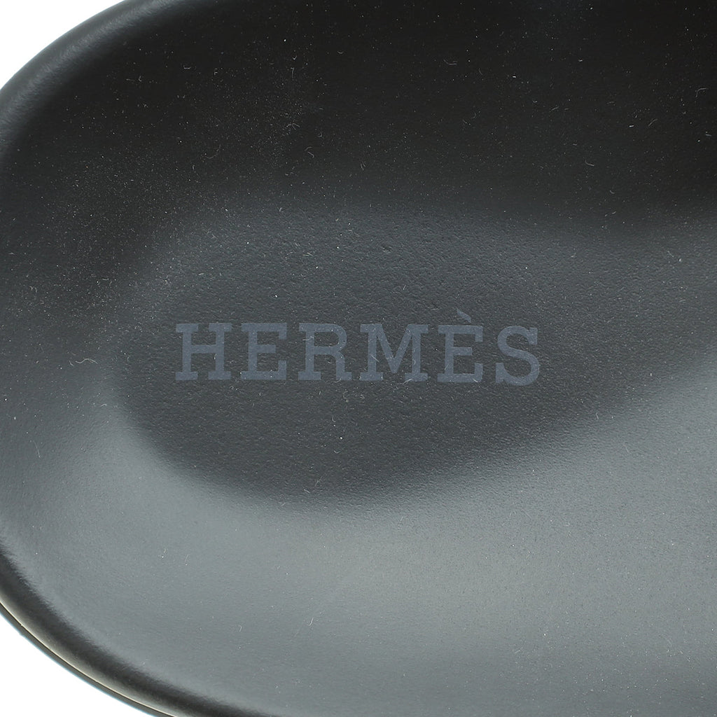 Hermes Etoupe Chypre Sandals 39