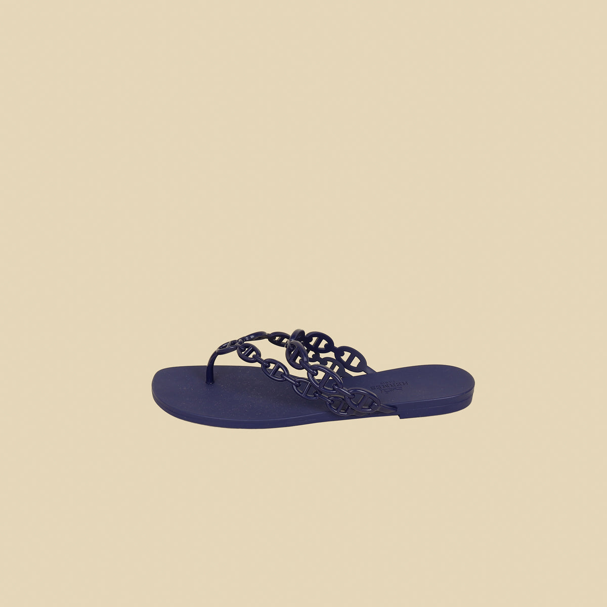 Hermes Violet Iris Island Waterproof Sandal 39