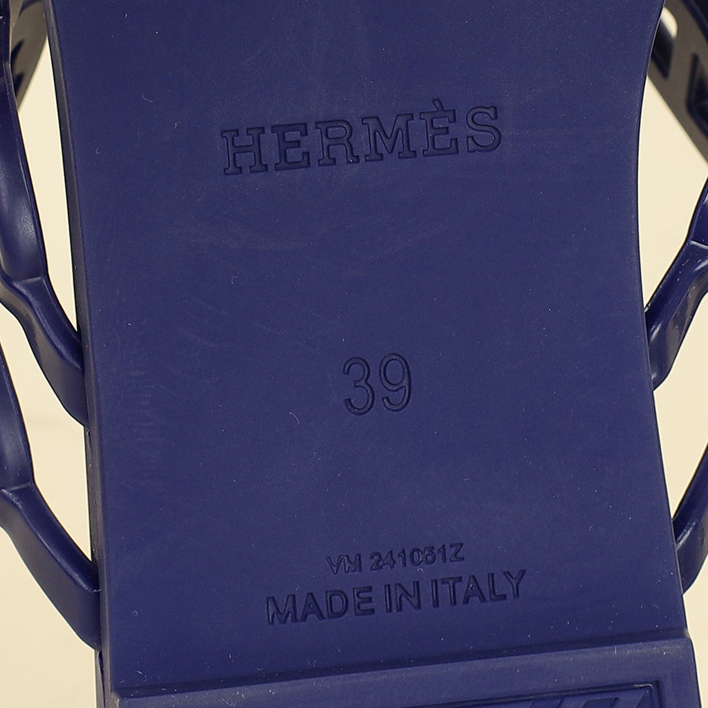 Hermes Violet Iris Island Waterproof Sandal 39
