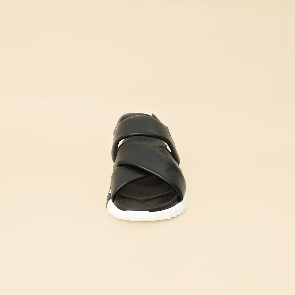 Hermes Black Electric Sandals 39