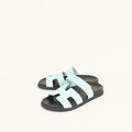 Hermes Bleu Cristaux Chypre Sandal 39
