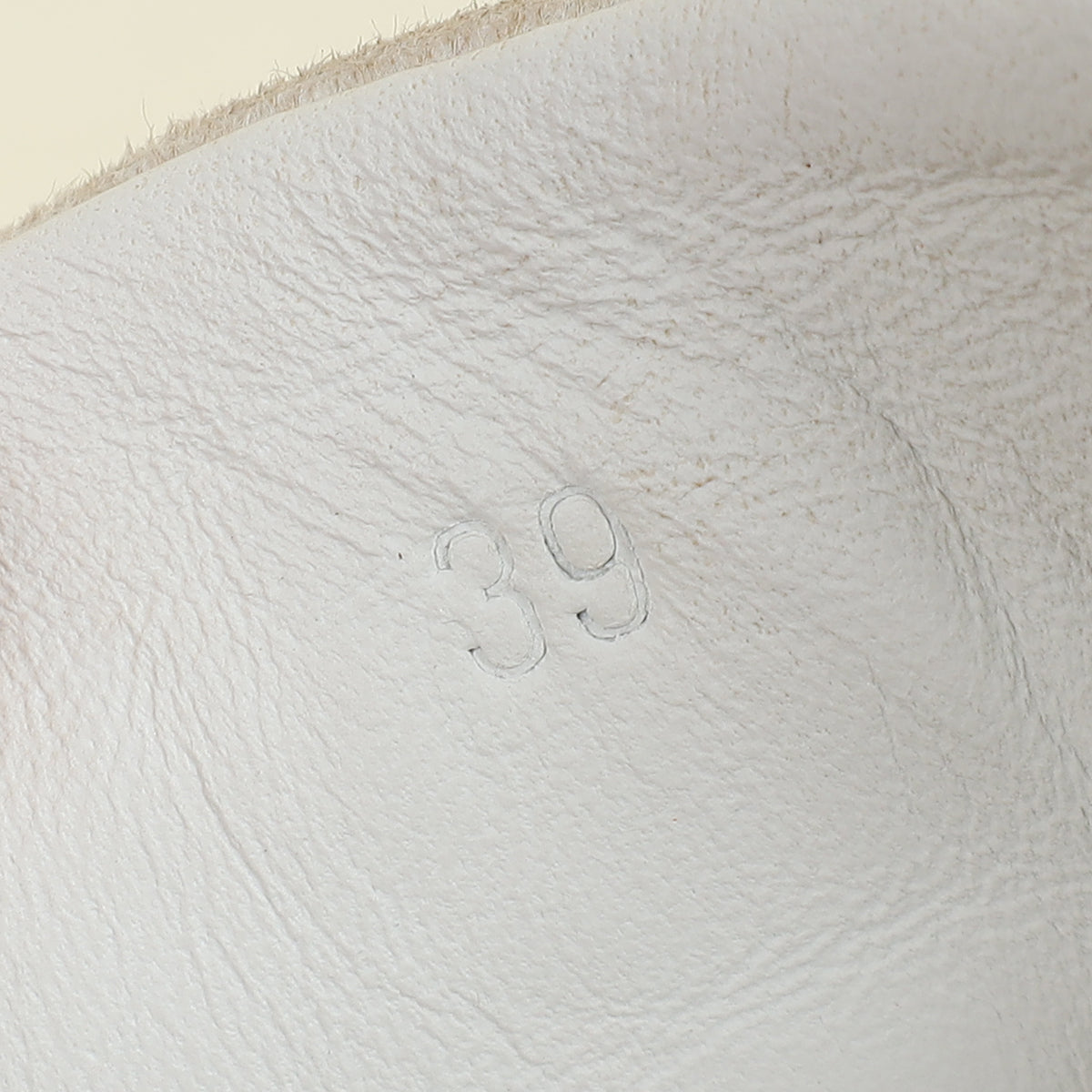 Hermes Blanc Bouncing Sneaker 39