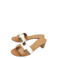 Hermes Bicolor Oasis Sandal 39