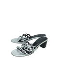 Hermes Gris Argente Tandem Sandal 39