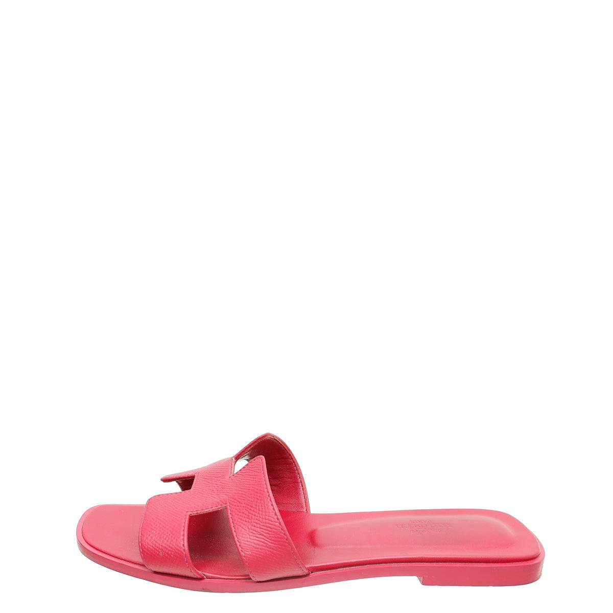 Hermes Rose Magenta Oran Sandal 39