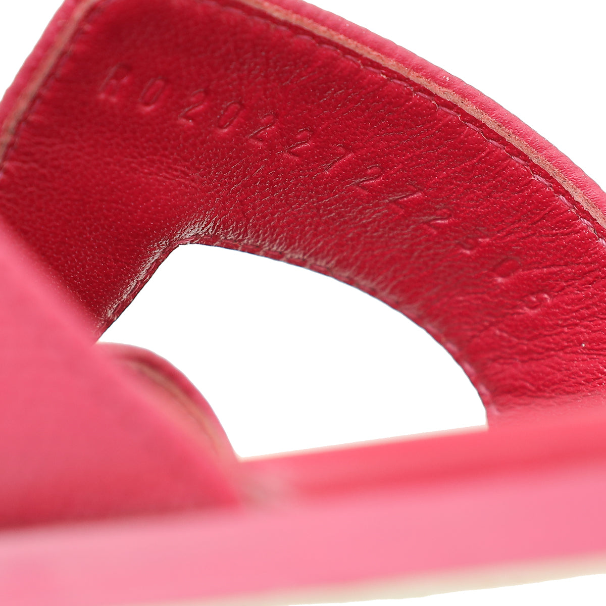 Hermes Rose Magenta Oran Sandal 39