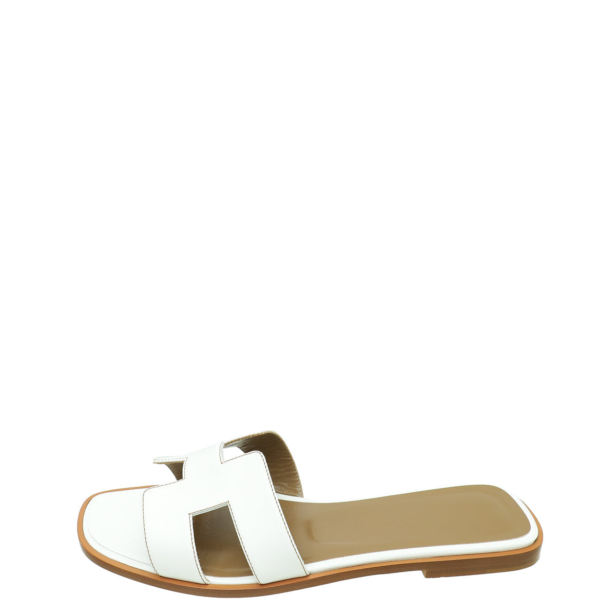 Hermes Blanc Oran Sandal 39