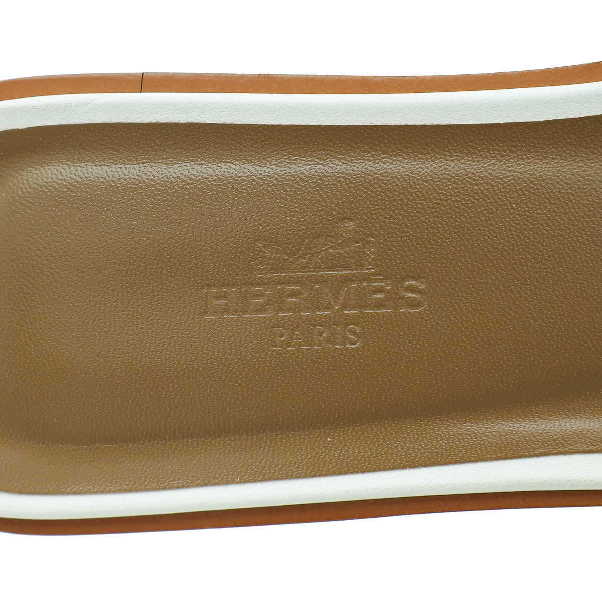 Hermes Blanc Oran Sandal 39