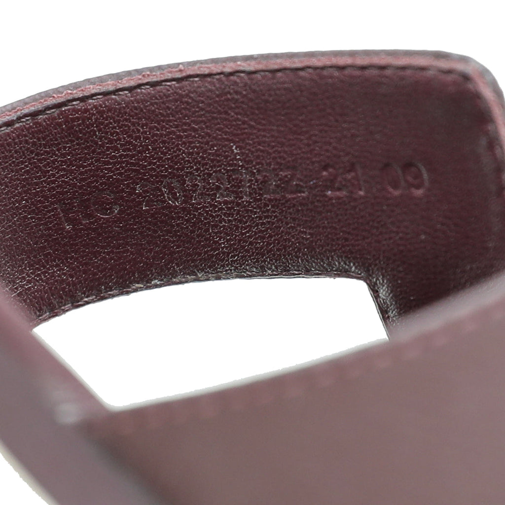 Hermes Rouge H Oran Sandal 39
