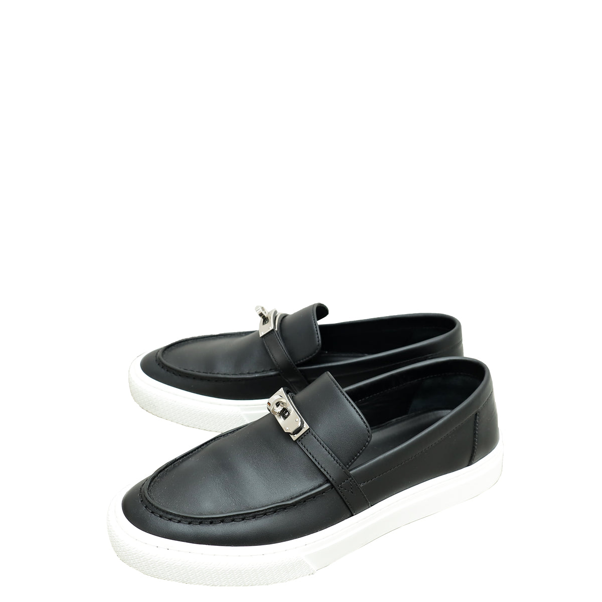 Hermes Noir Game Slip-On Sneaker 39