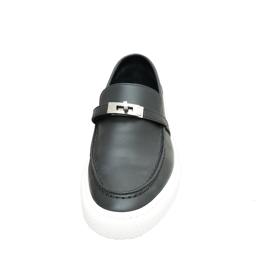 Hermes Noir Game Slip-On Sneaker 39