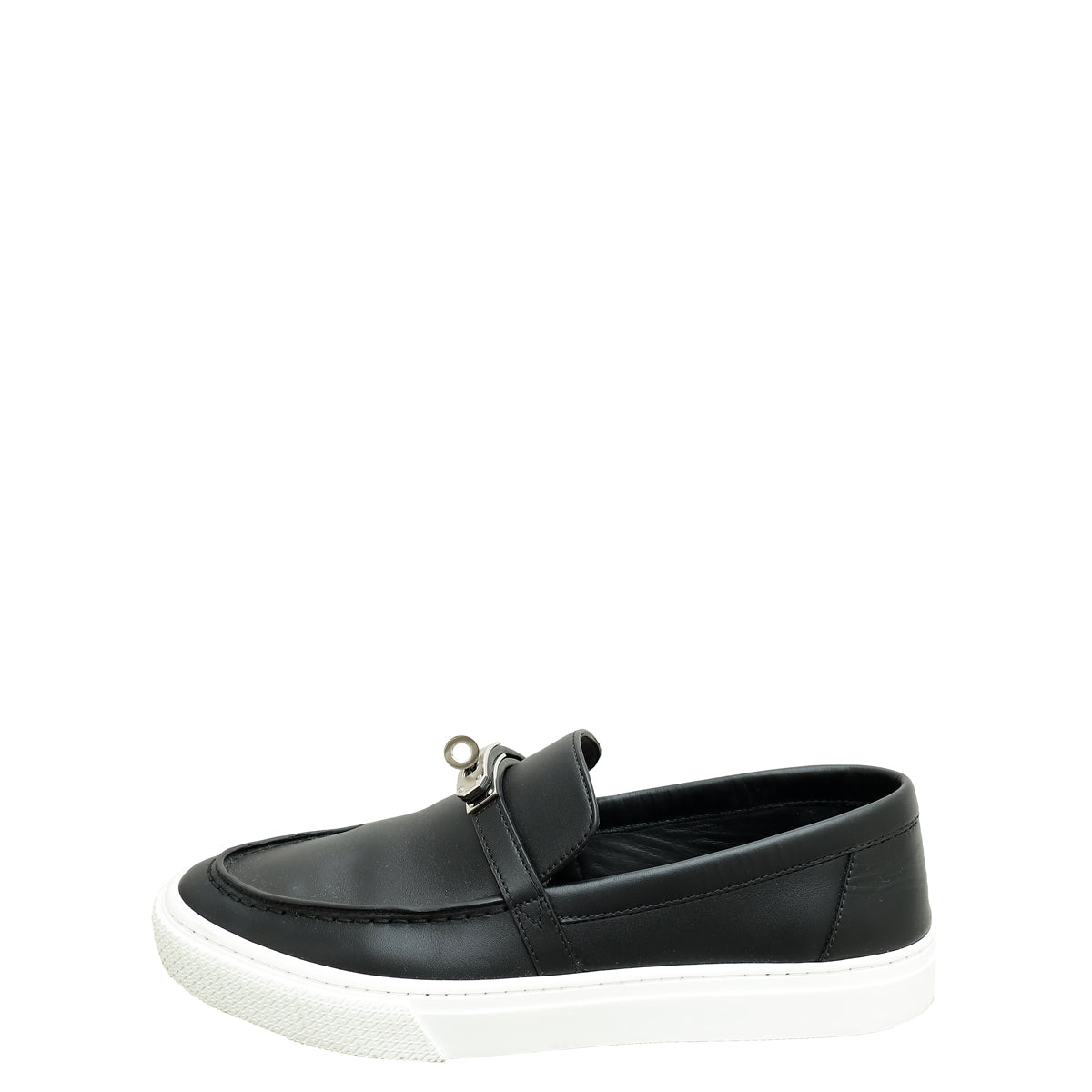 Hermes Noir Game Slip-On Sneaker 39