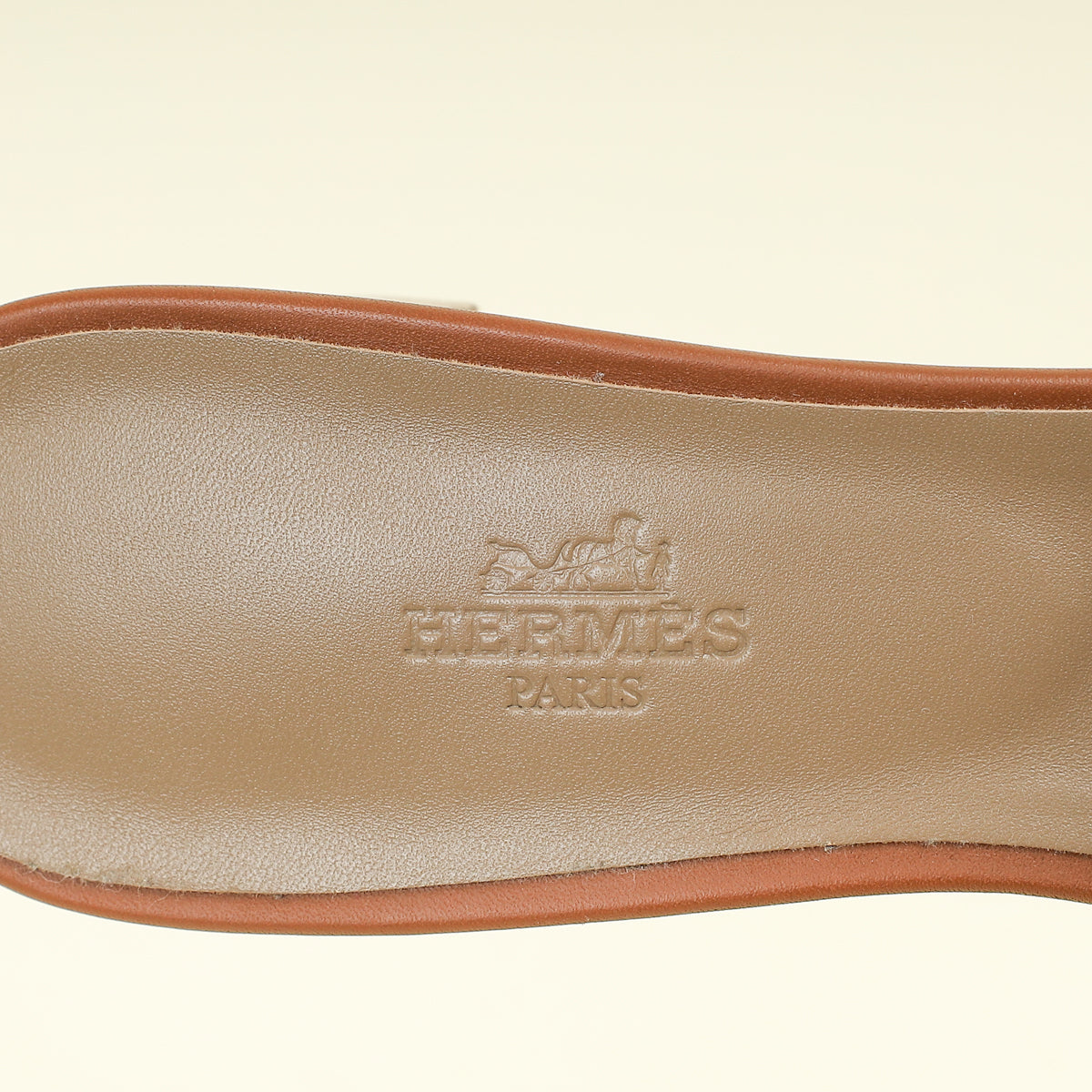 Hermes Gold Oasis Sandal 40.5
