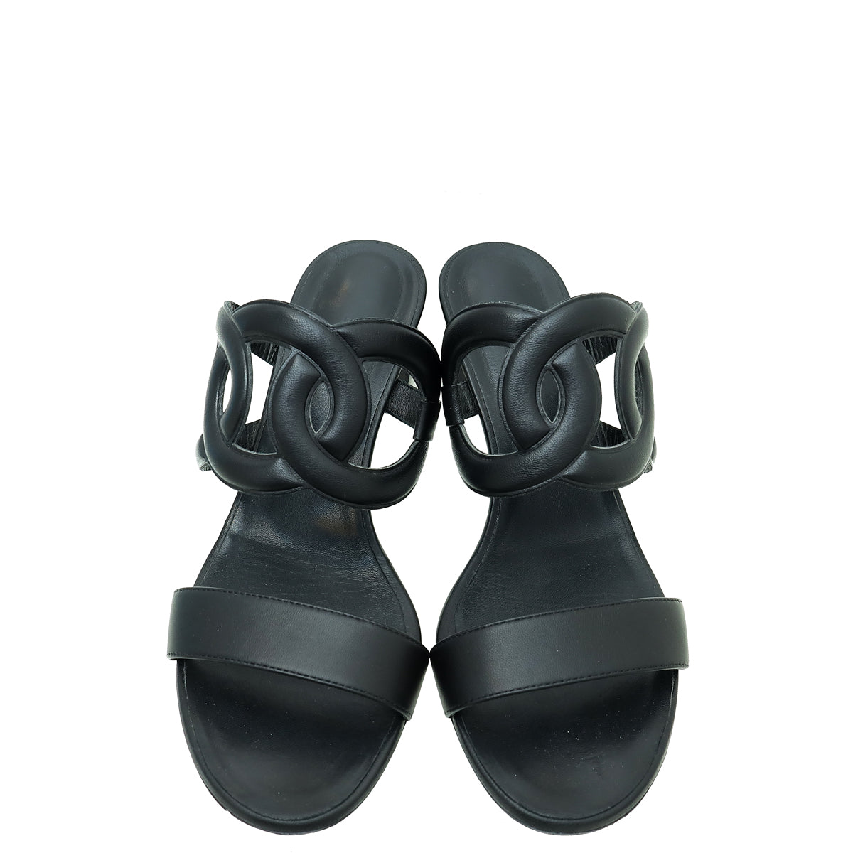 Hermes Noir Bikini Sandal 40.5