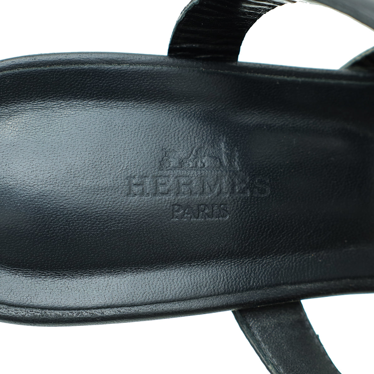 Hermes Noir Bikini Sandal 40.5