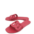 Hermes Rose Baie Rubber Aloha Sandals 40