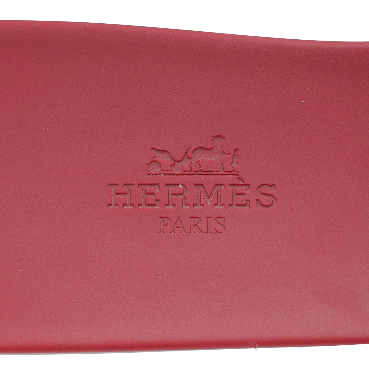 Hermes Rose Baie Rubber Aloha Sandals 40