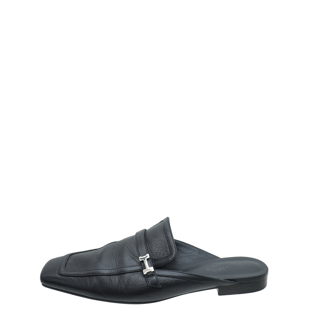 Hermes Noir Groupie Mule 40