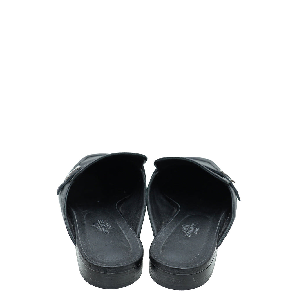 Hermes Noir Groupie Mule 40