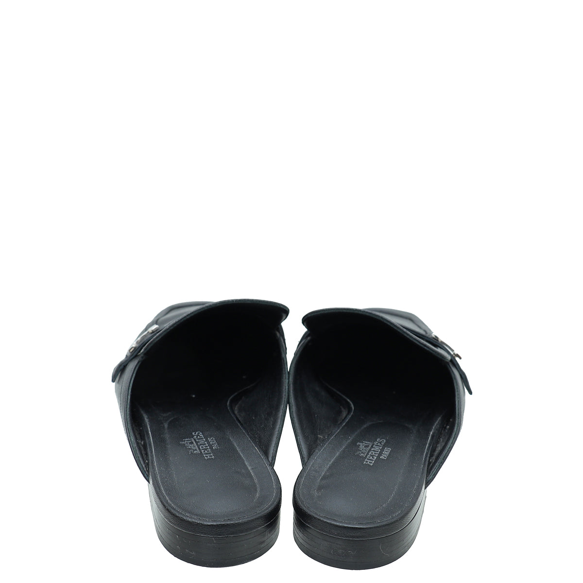 Hermes Noir Groupie Mule 40