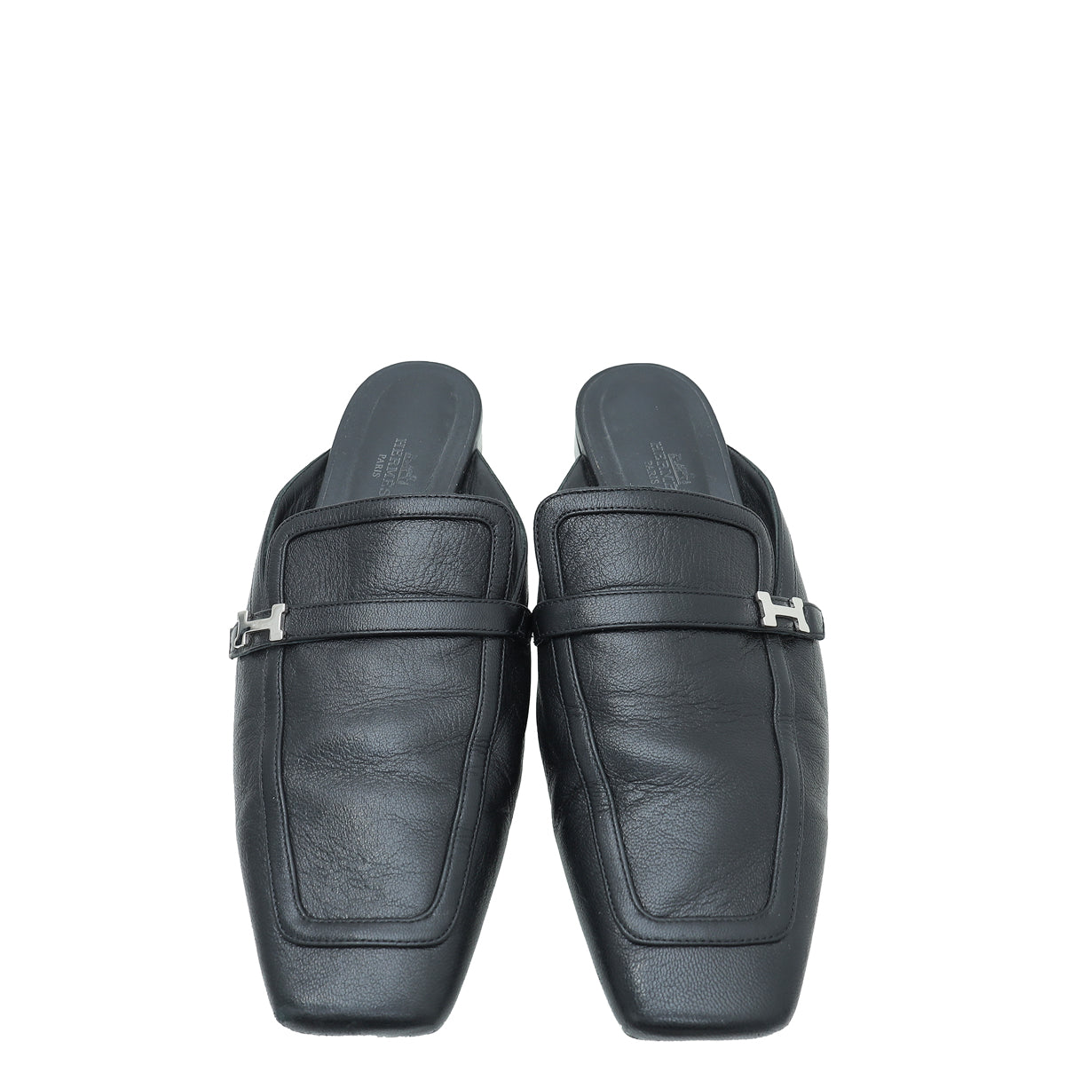 Hermes Noir Groupie Mule 40