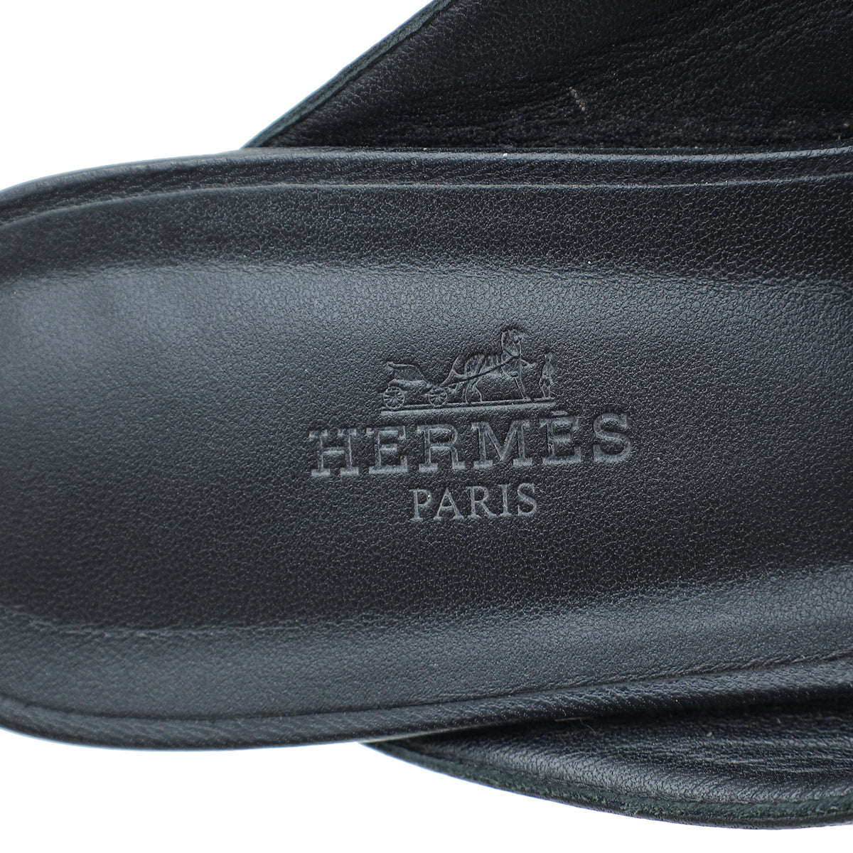 Hermes Noir Groupie Mule 40