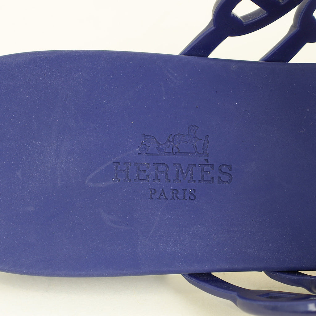 Hermes Violet Iris Island Waterproof Sandal 40
