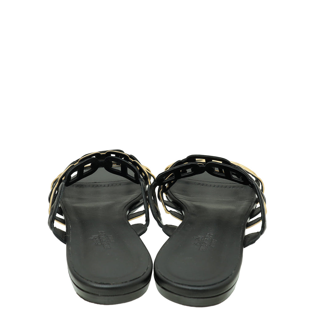 Hermes Bicolor Thalassa Flat Sandal 40