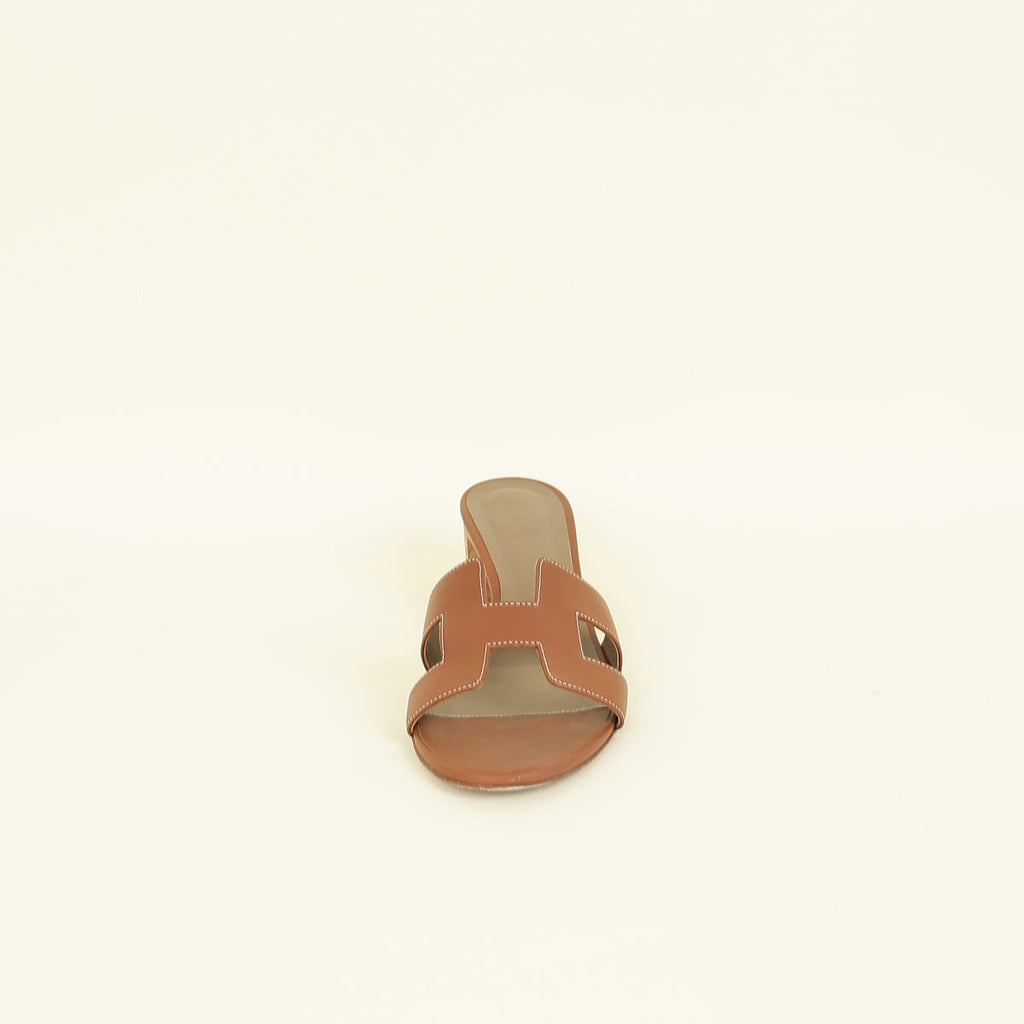 Hermes Gold Oasis Sandal 40