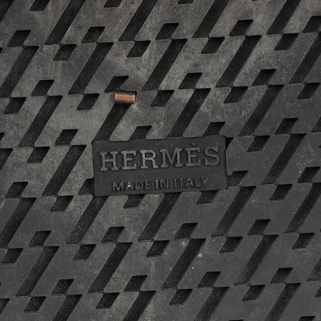 Hermes Black Chypre Sandals 40