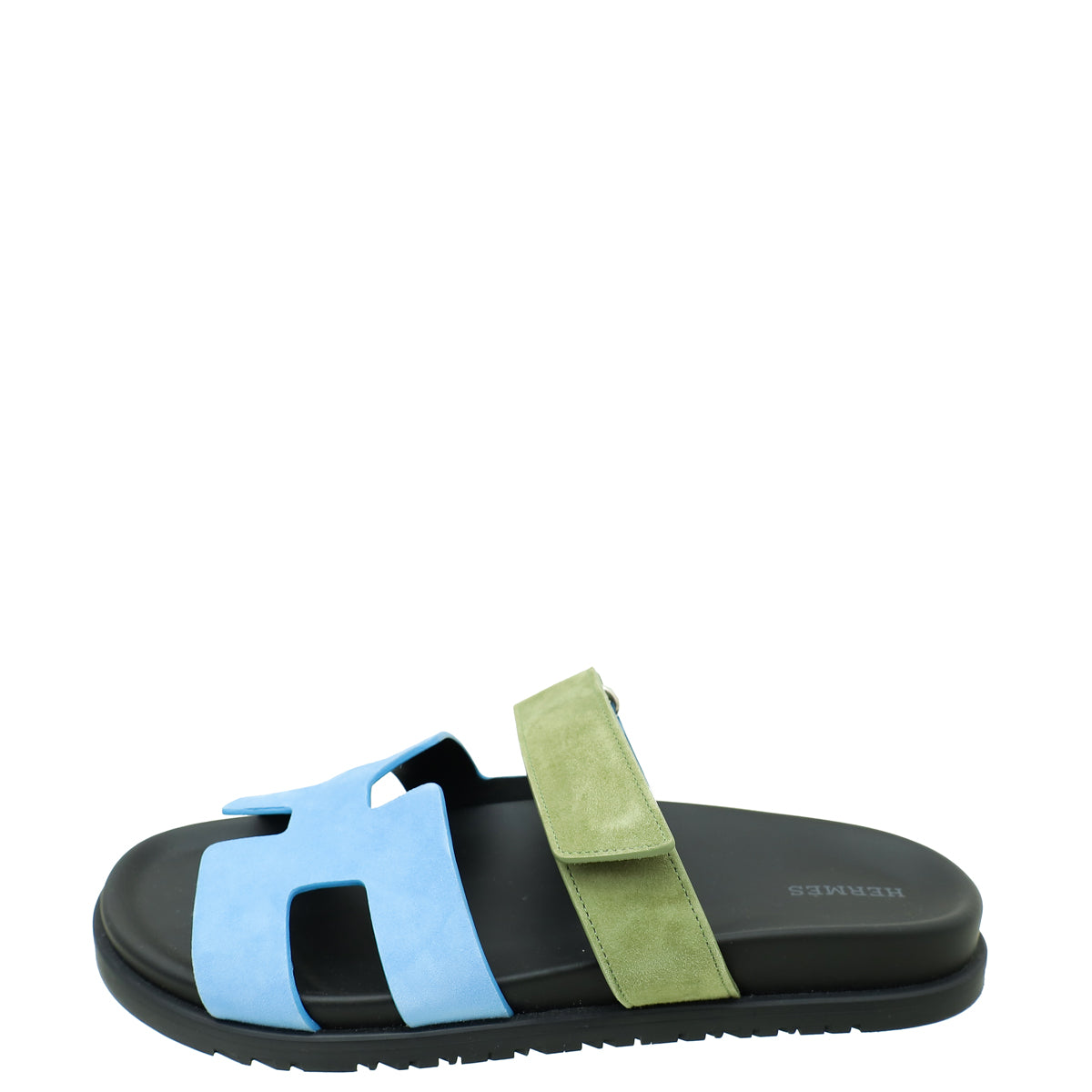 Hermes Bicolor Suede Goatskin Chypre Sandal 40