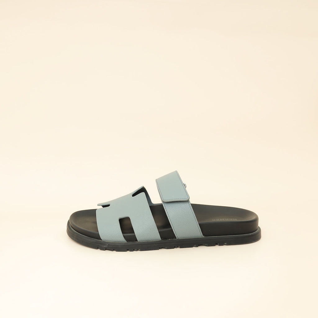 Hermes Bleu Tonnerre Chypre Sandal 40