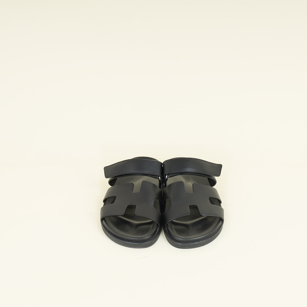 Hermes Noir Chypre Sandal 40