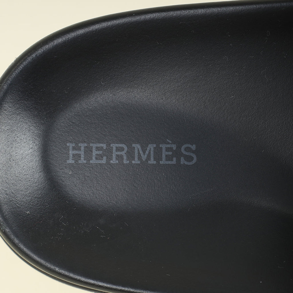 Hermes Noir Chypre Sandal 40