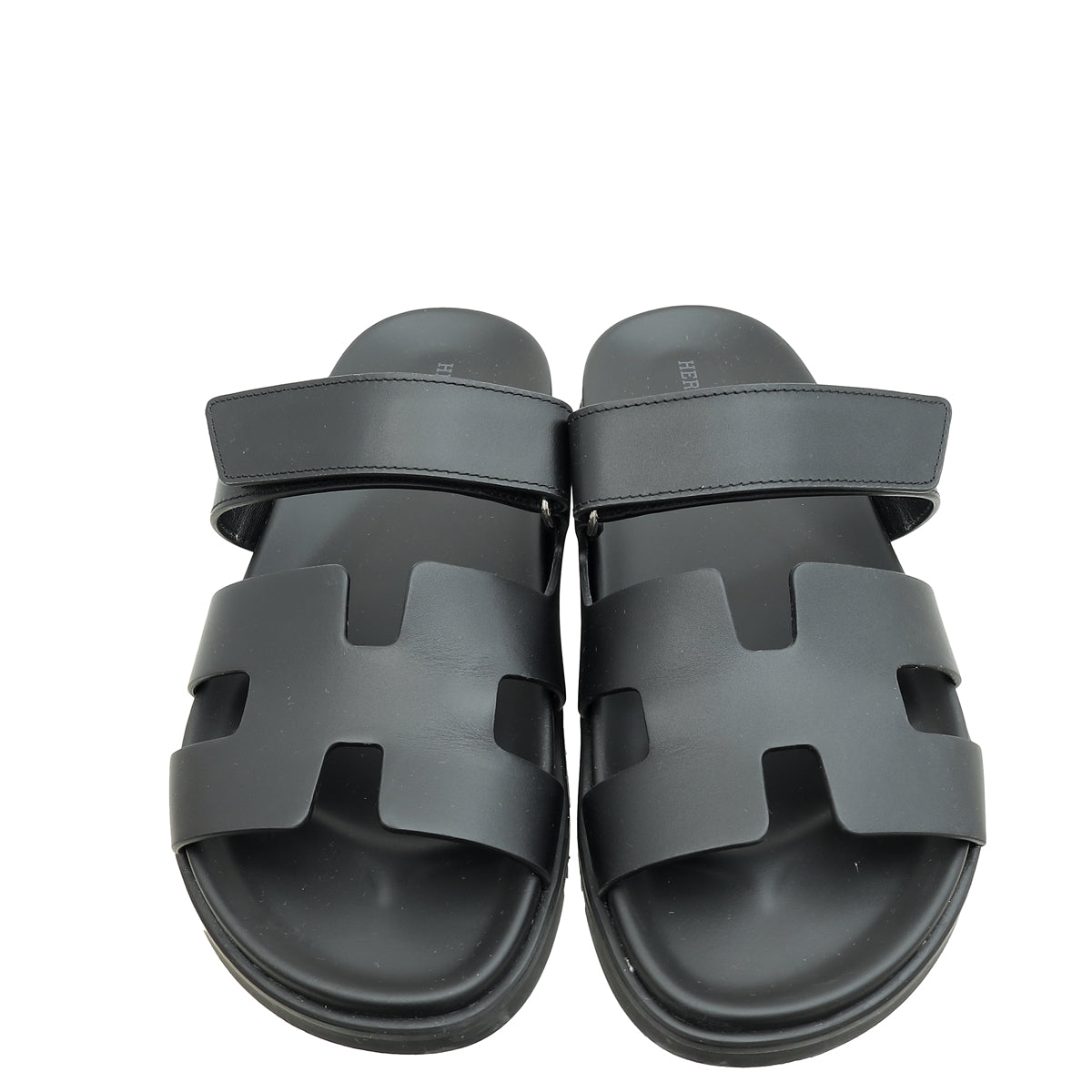 Hermes Noir Chypre Sandal 40