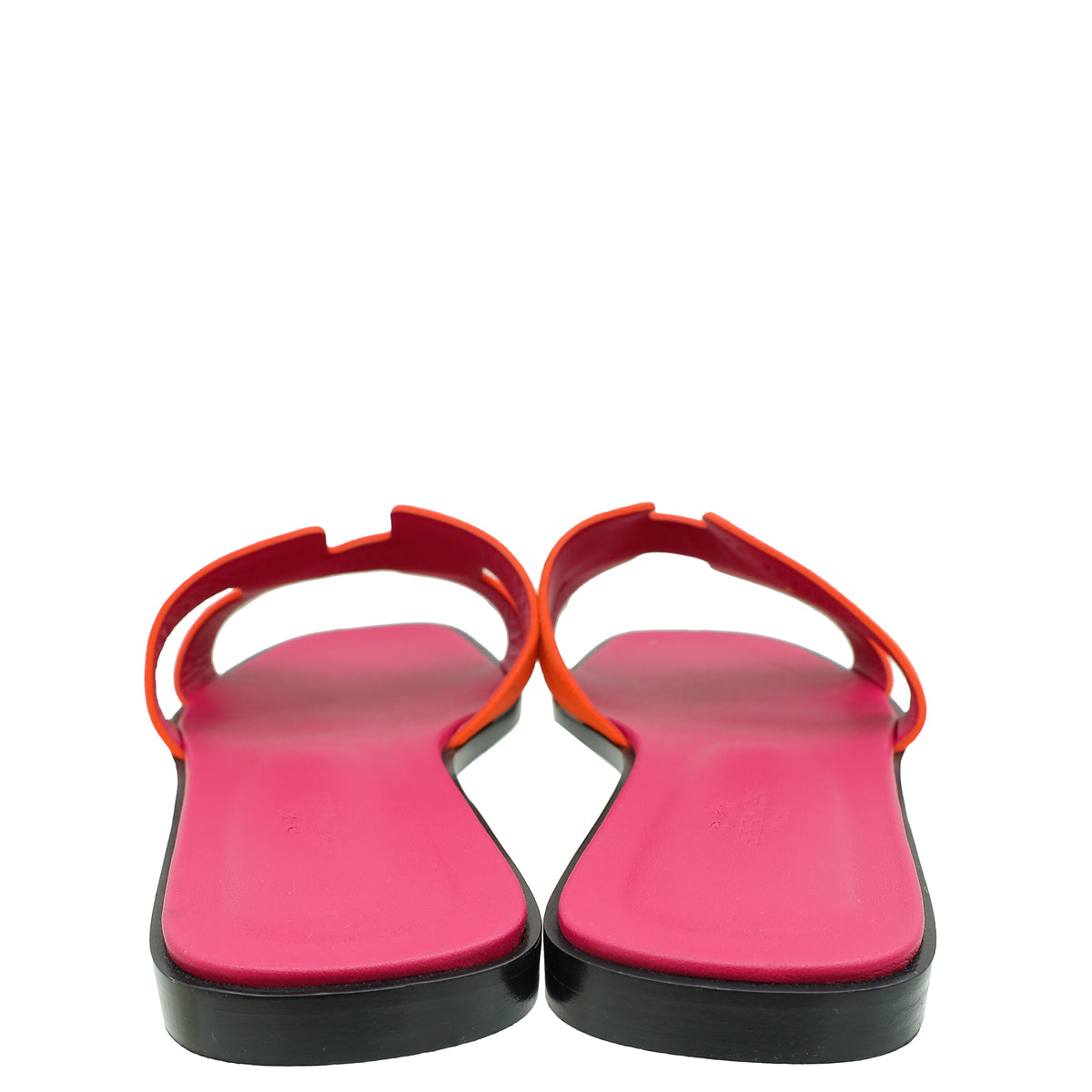 Hermes Bicolor Oran Sandals 40