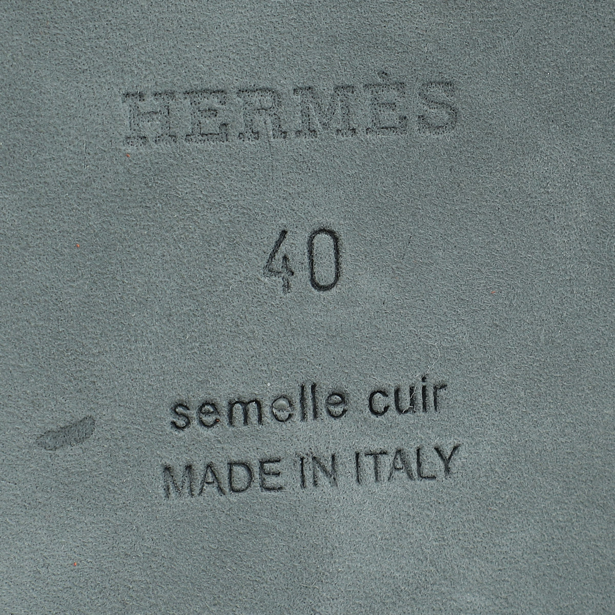 Hermes Bicolor Oran Sandals 40